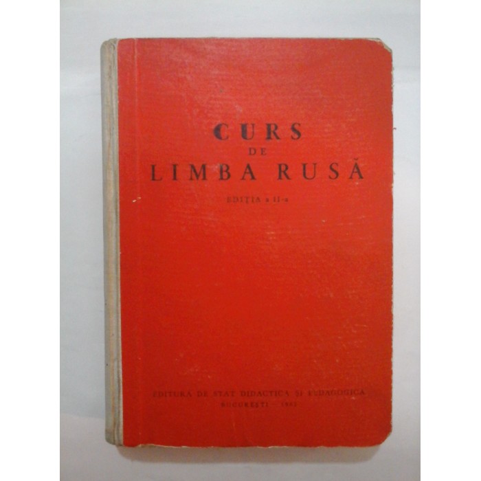 CURS DE LIMBA RUSA CURS DE LIMBA RUSA